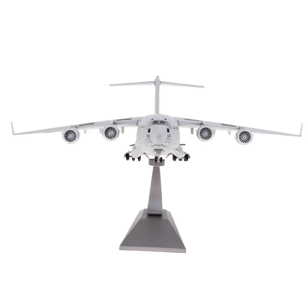 1: 200 Aviation C17 Transport Plane Model with Metal Bracket