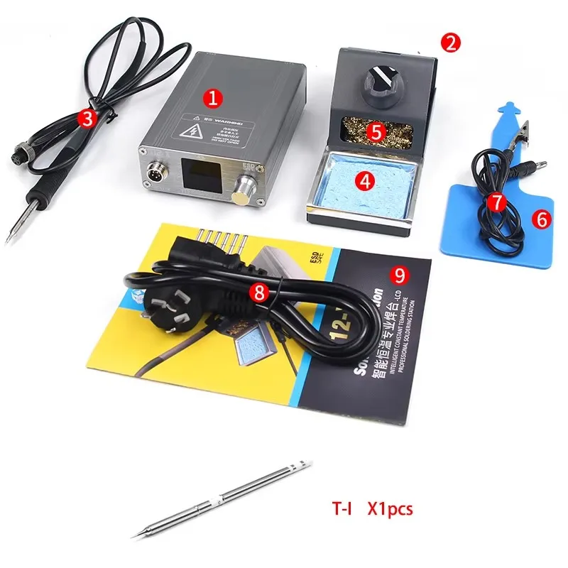 OSS T12-X Plus Soldering Station With T12 Tips Electronic Soldering Iron For BGA PCB Repair Phone Board Welding Rework Tools image 3