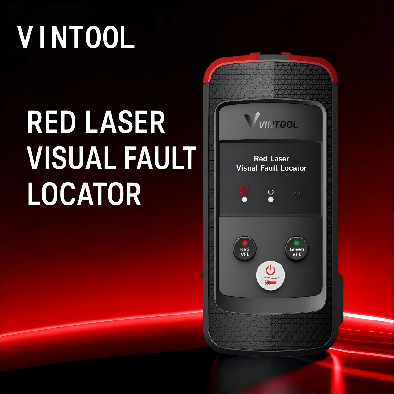 VINTOOL Rechargeable Fiber Red Light Pen VS11-R Series 10mW/20mW/30mW Fiber Red Light Pen Tester, Fiber Visual Fault Tester