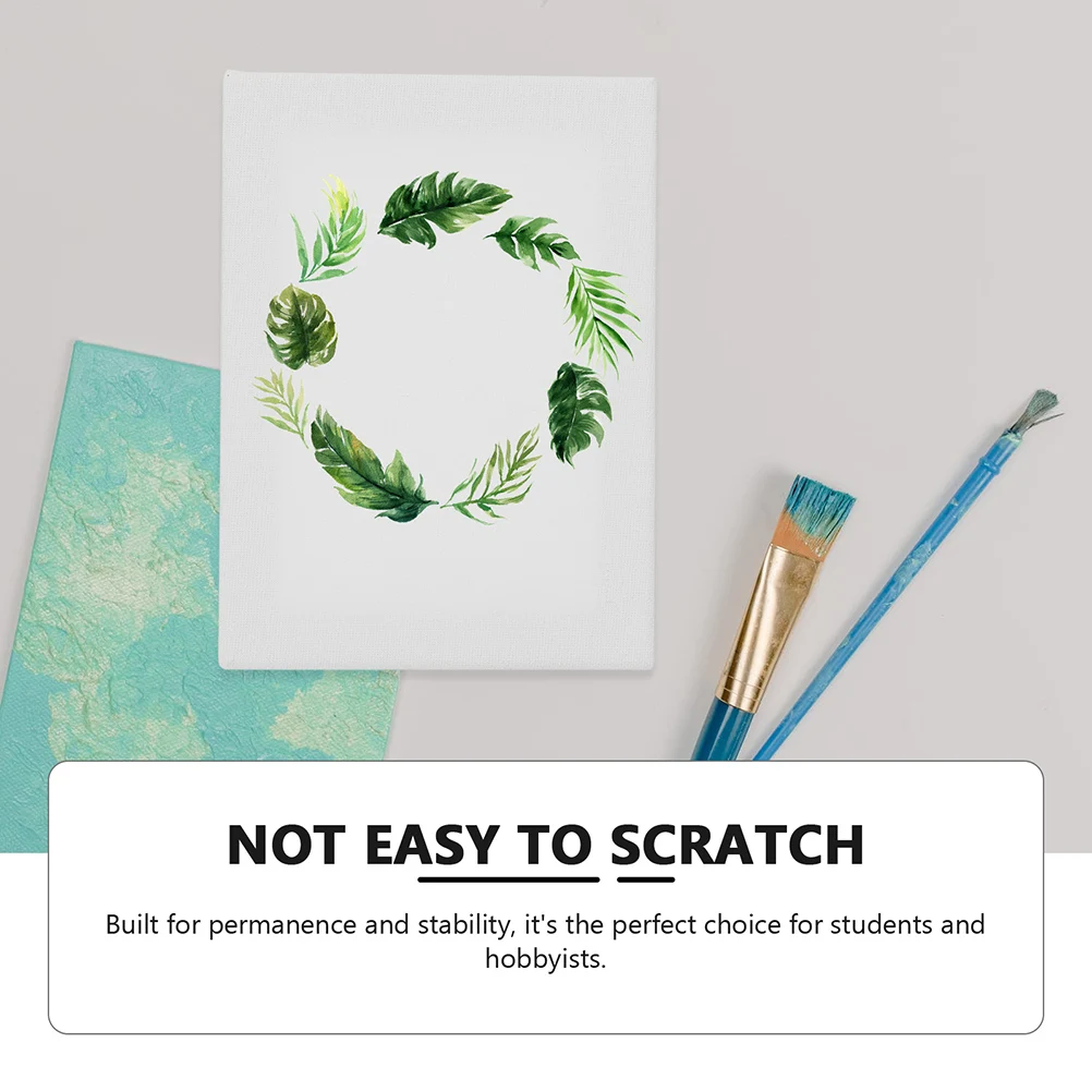 

3Pcs Premium Cotton Canvas Painting Boards Lightweight Drawing Panels Professional Art Supplies