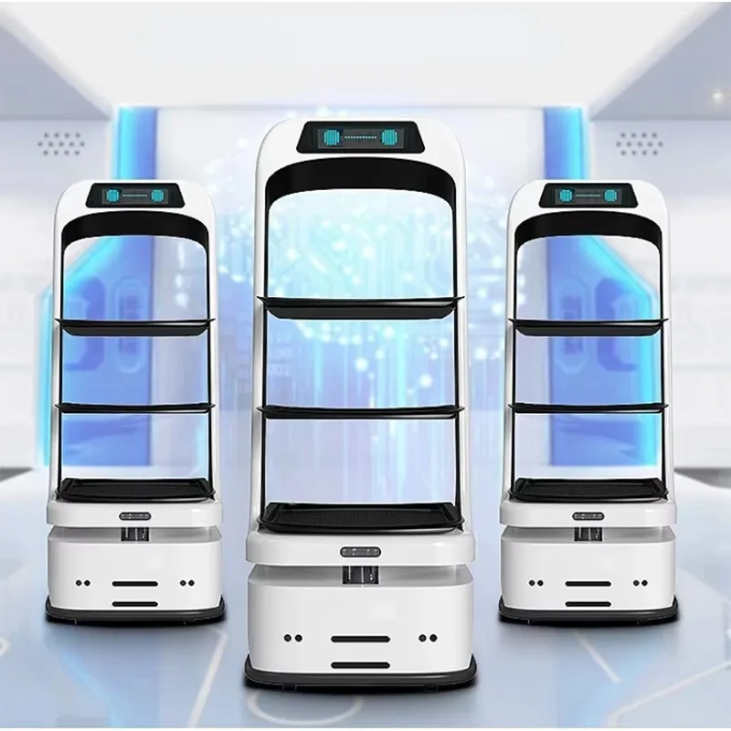 Platform Robot Pengantar Makanan Otomatis Luar Ruangan dengan Navigasi Cerdas