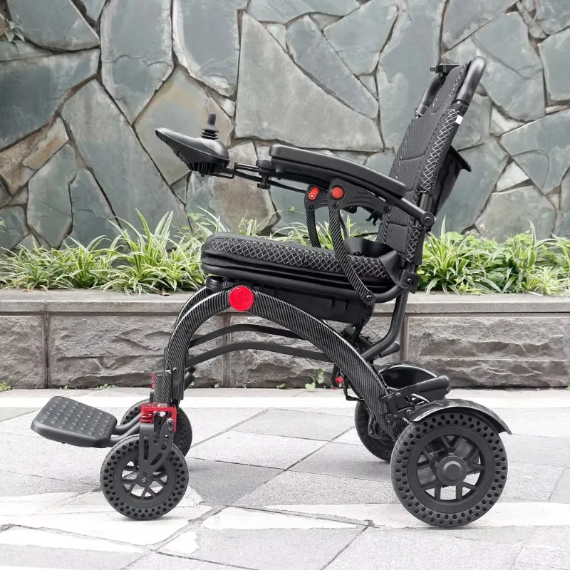 

Бесщеточный двигатель с дистанционным автоматическим приводом, легкая складная электрическая инвалидная коляска для путешествий