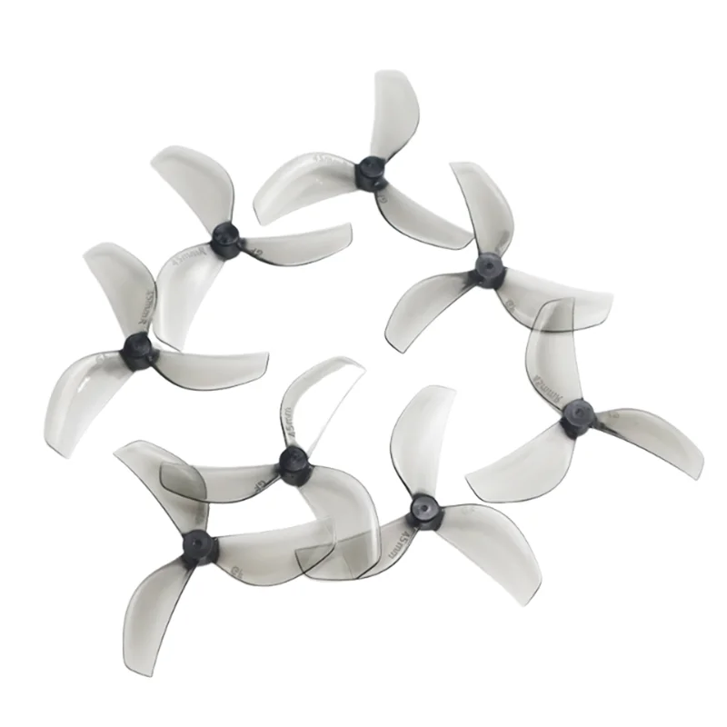 Nouveau 4 paires/8 pièces Gemfan 45mm hélice PC à 3 pales 1mm 1.5mm pour RC FPV course Freestyle 1.8 pouces Cinewhoop cure-dents Drones Mini