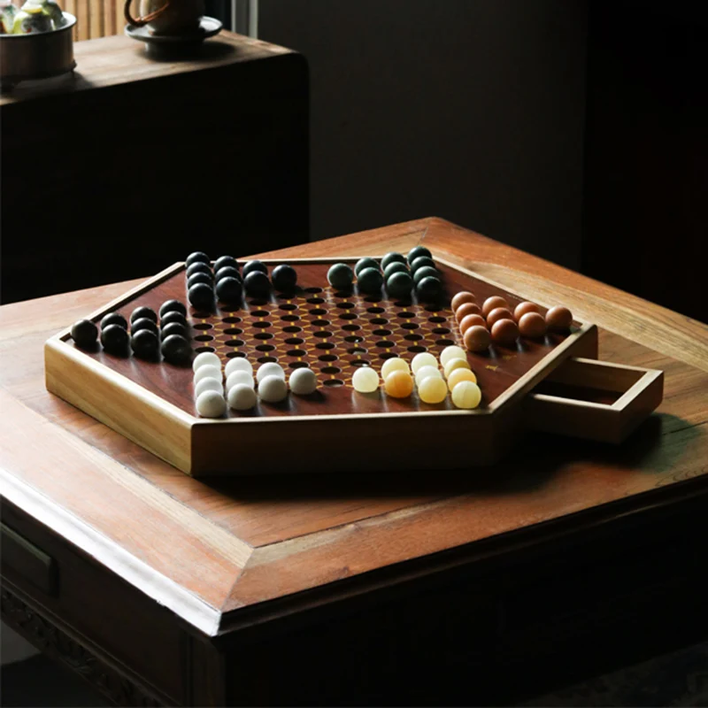 Tabelle Spiele Stück Schachbrett Holz Backgammon Ungewöhnliche Medieval Schach Kristall Kinder Souvenir Ajedrez Unterhaltung OA50XQ