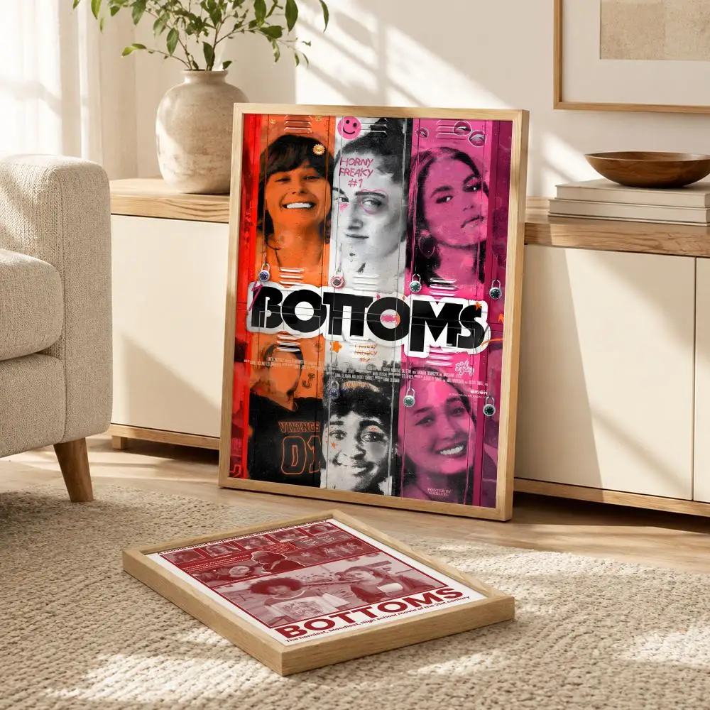Bottoms Poster Water Proof Paper Print Room Decor Stickers Art Wall Decor Living Room