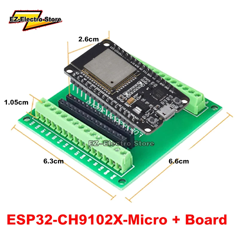 ESP32 Development Board WiFi+Bluetooth module Ultra-Low Power Consumption Dual Core NodeMCU-32S ESP32-WROOM-32D 32U 30Pin Board