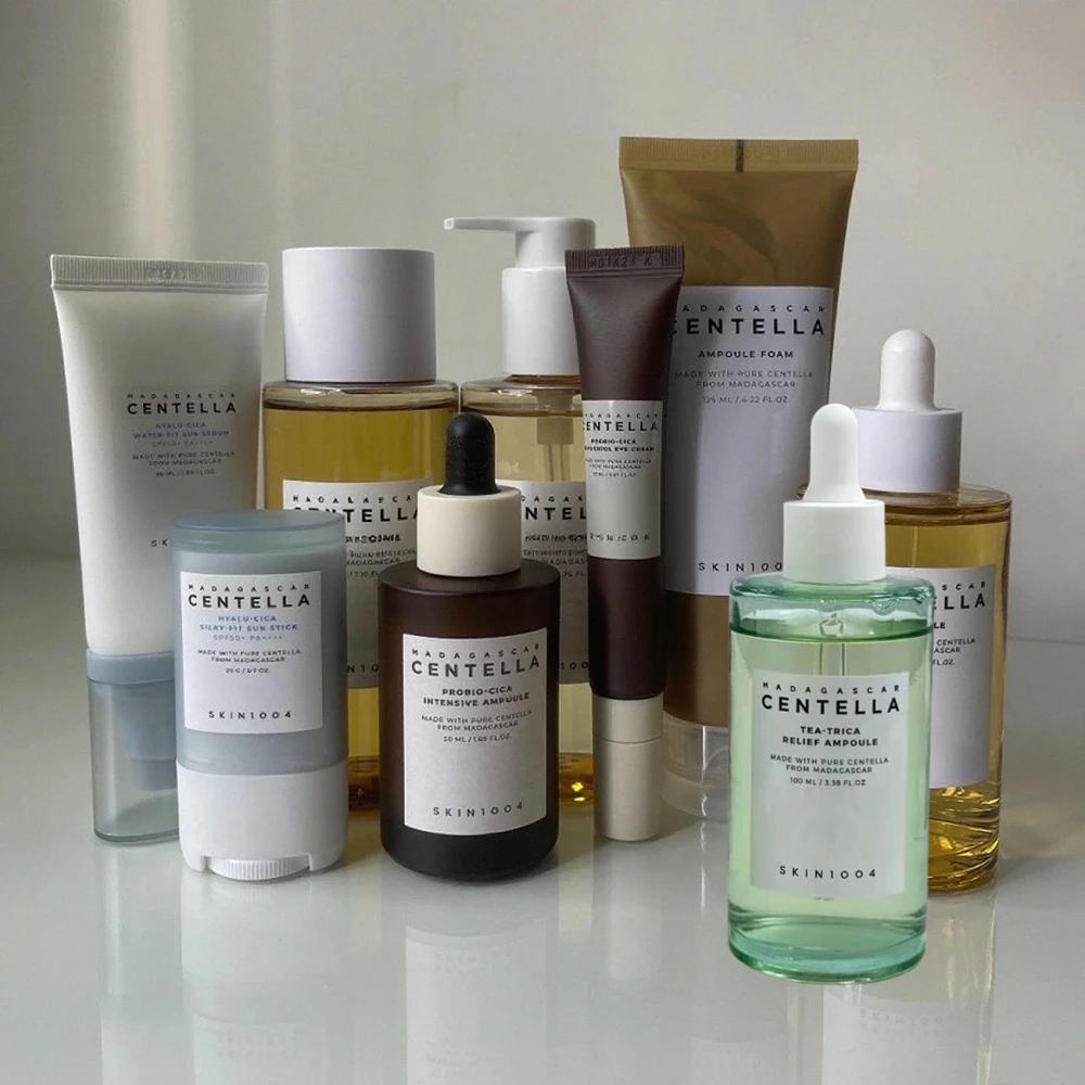 Skin1004 Angel Skin Care - Centella Asiatica Essence/كريم العين/المطهر/كريم الشمس/الحبر، الترطيب، تفتيح البشرة الكورية