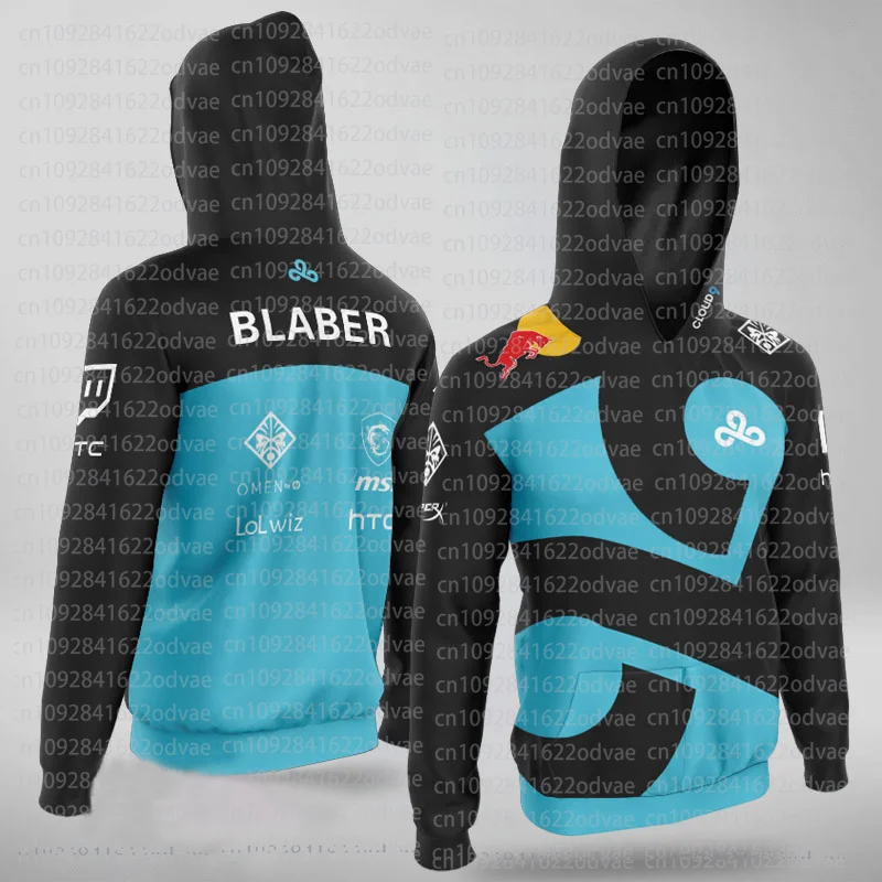 2024 New ESports C9 Team Uniform Hoodie Games Contest Sports Jersey Men Autumn Teen Boys Game Training Fans 3D printing Top