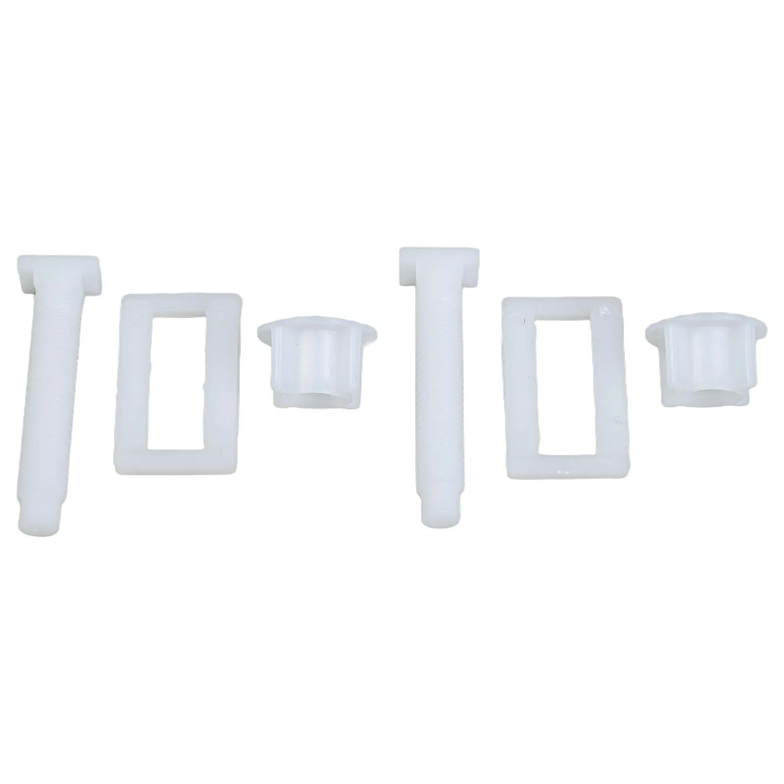 Toilet Lid Toilet Hinge Screws Hinge Screw AccessorieL Plastic Rectangle Toilet Lid Hinge Screw Home Improvement