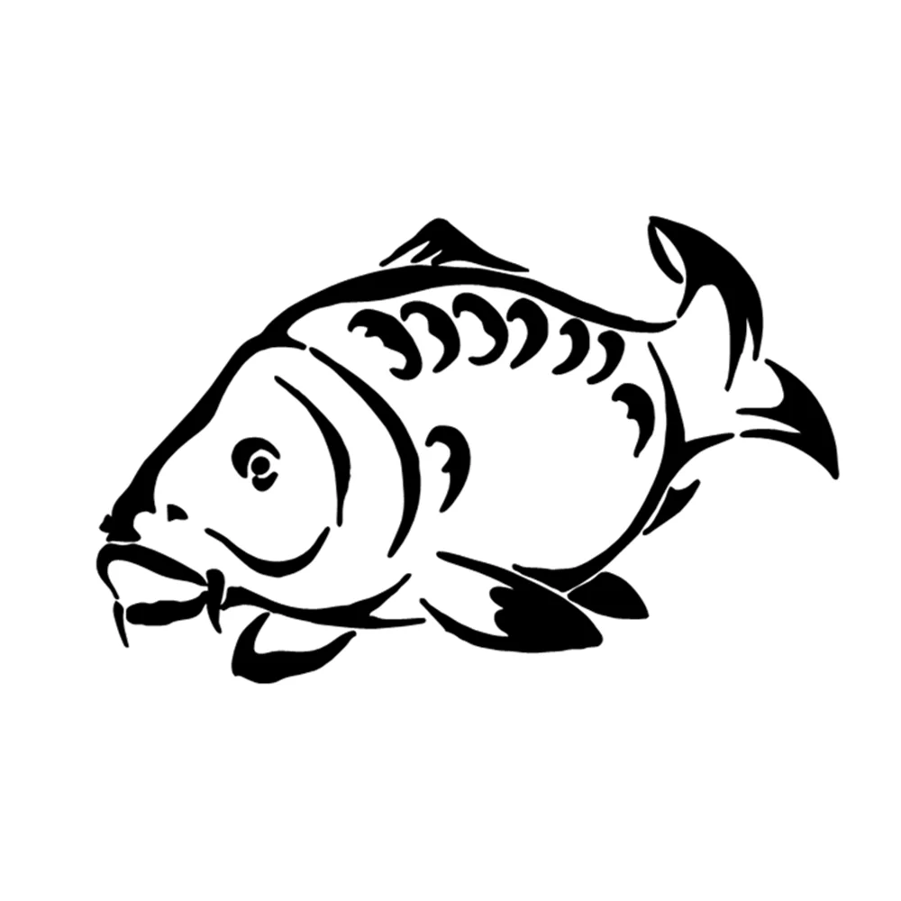 

18.5X11.7CM Marine Fish Animal Vinyl Decal, Ocean Theme Sticker for SUV Truck Van Laptop, Waterproof Auto Exterior Decor