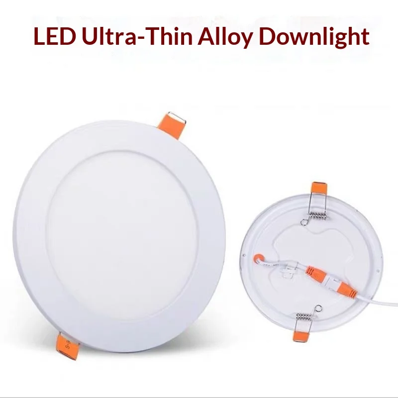 

Современный ультратонкий встраиваемый светодиодный потолочный светильник, круглый потолочный прожектор, панельный светильник для гостиной, дома, коммерческого освещения, декор комнаты