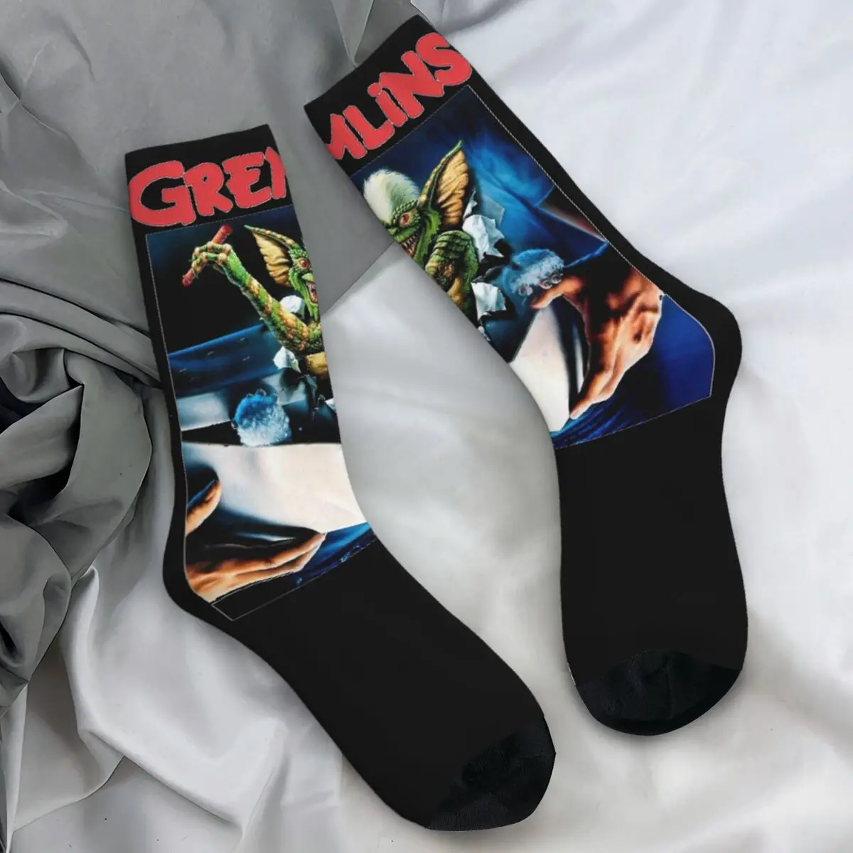 Calcetines Gremlins Medias novedosas Unisex Hombres Calcetines de escalada cómodos Calcetines antideslizantes personalizados de primavera