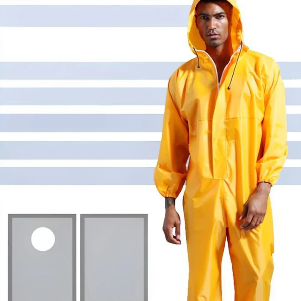 For For Huameidun Waterproof Work Coverall Full Body Protection Suit Dust Resistant Safety Clothing For Painting Sanding