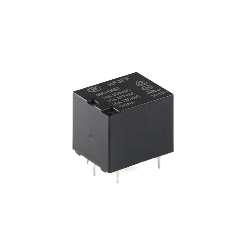 2 pz/1 pz HF3FF/005-1HST 012-1HST 024-1HST JQC-3FF/024-1HST(555) 5VDC 12VDC 24VDC DC 5V 12V 24V 10A 4 Pin Relè Relè ad alta potenza Relais