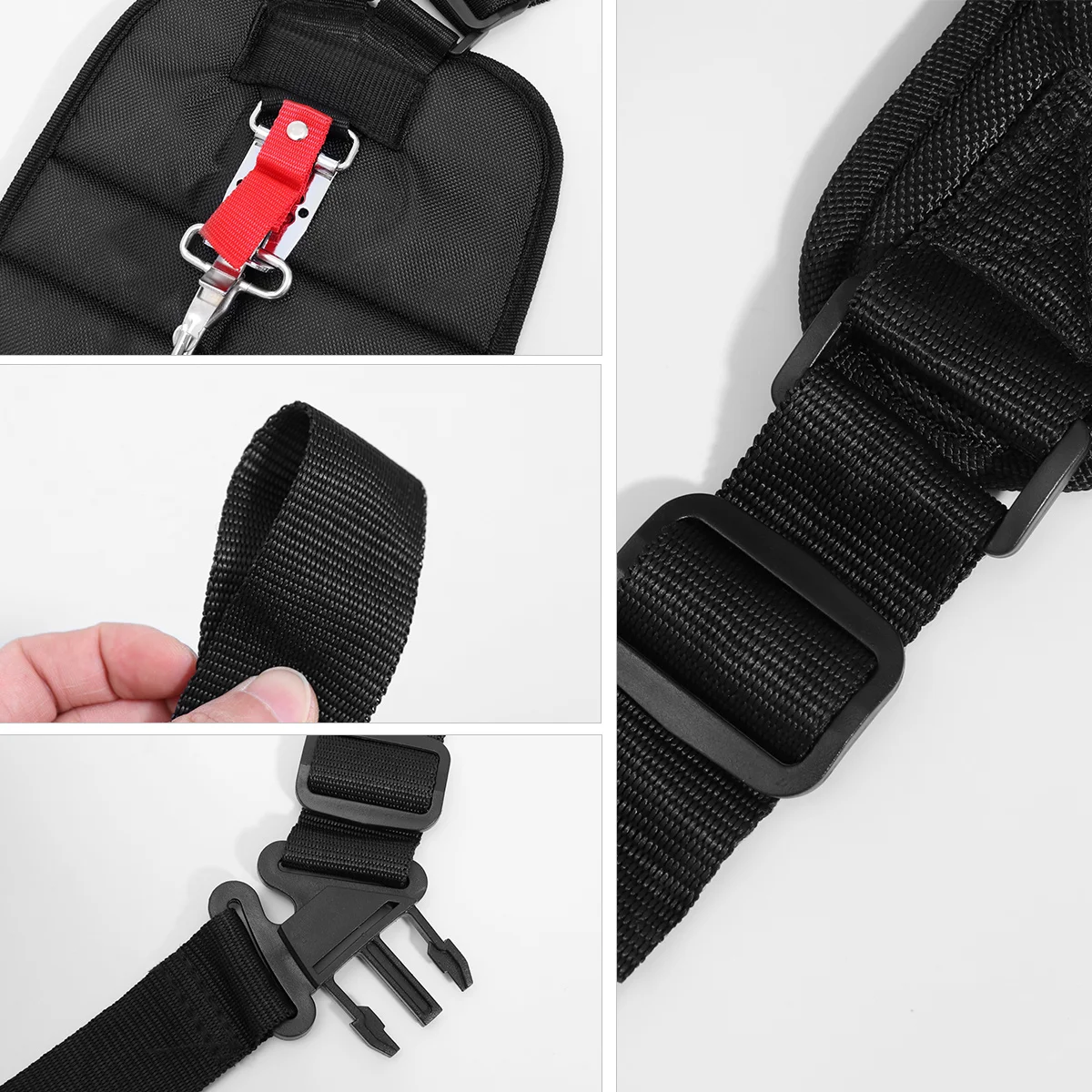 

Strimmer Double Shoulder Harness Strap Adjustable Soft Pad Cutter Belt for Brush Cutter Trimmer Pruner Strap Grass Trimmer