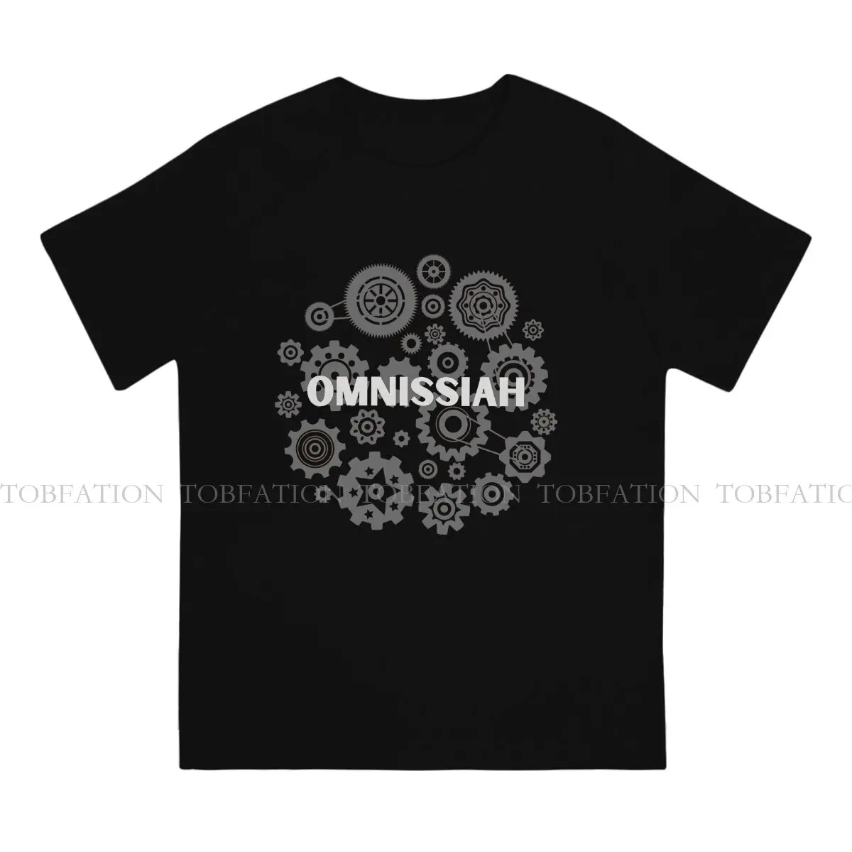 Omnissiah Gears Adeptus Machines Omnissiah Men T Shirt Cotton Grunge Crewneck Tee Shirt Harajuku Tops