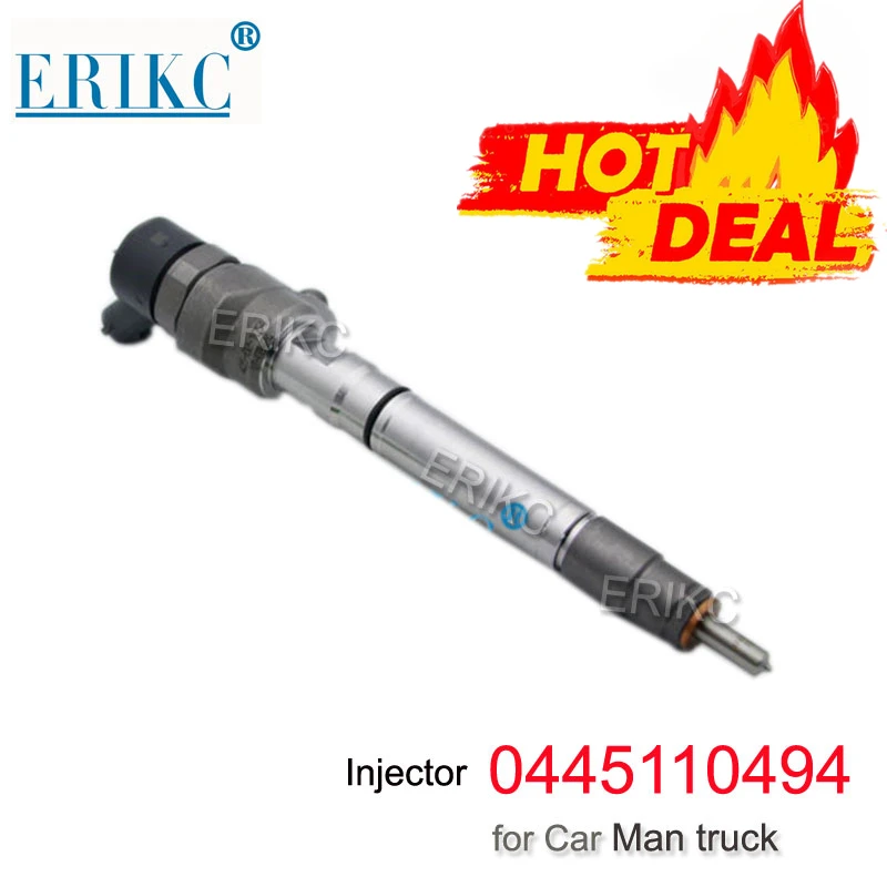 

ERIKC Injector Nozzle 0 445 110 494 Original Oil CR Injector 0445110494 Diesel Injection 0445 110 494 for MWM