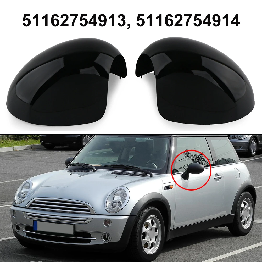 

Корпус зеркала заднего вида для Mini Cooper R55 R56 R57 R58 R60 R61 2007-2014, 51162754913, 51162754914, глянцевый черный, аксессуары