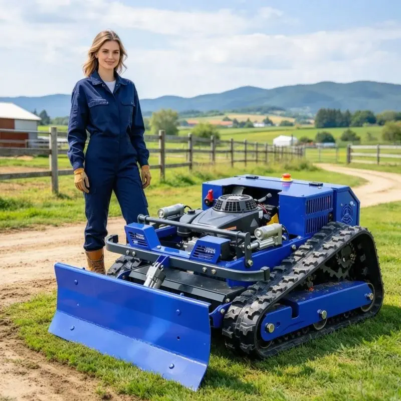 Customized Precision Height Adjustment Remote Control Lawn Mower, Adapt to Trimming of Different Grass Types, Exquisite Lawn