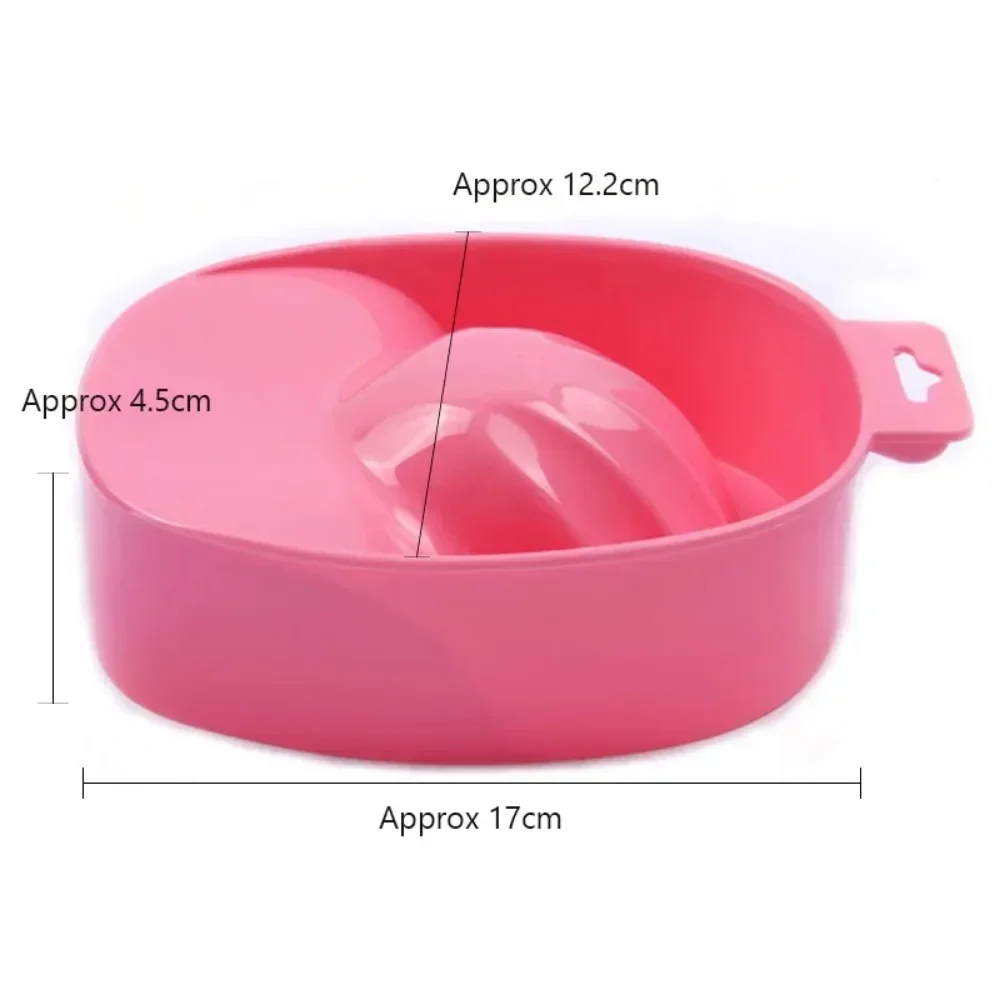 Nail Art Hand Wash Remover Soak Bowl DIY Salon Nails Spa Treatment Foam Bowl Exfoliator Dead Skin Cleaning Tool Manicure Tools