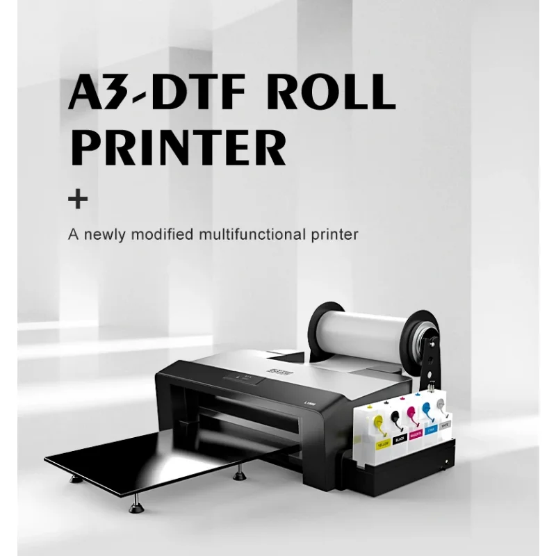 最安の工場製品 A3 ロールデジタルインクジェット DTF プリンタ熱伝達 T シャツによるホットメルトパウダー