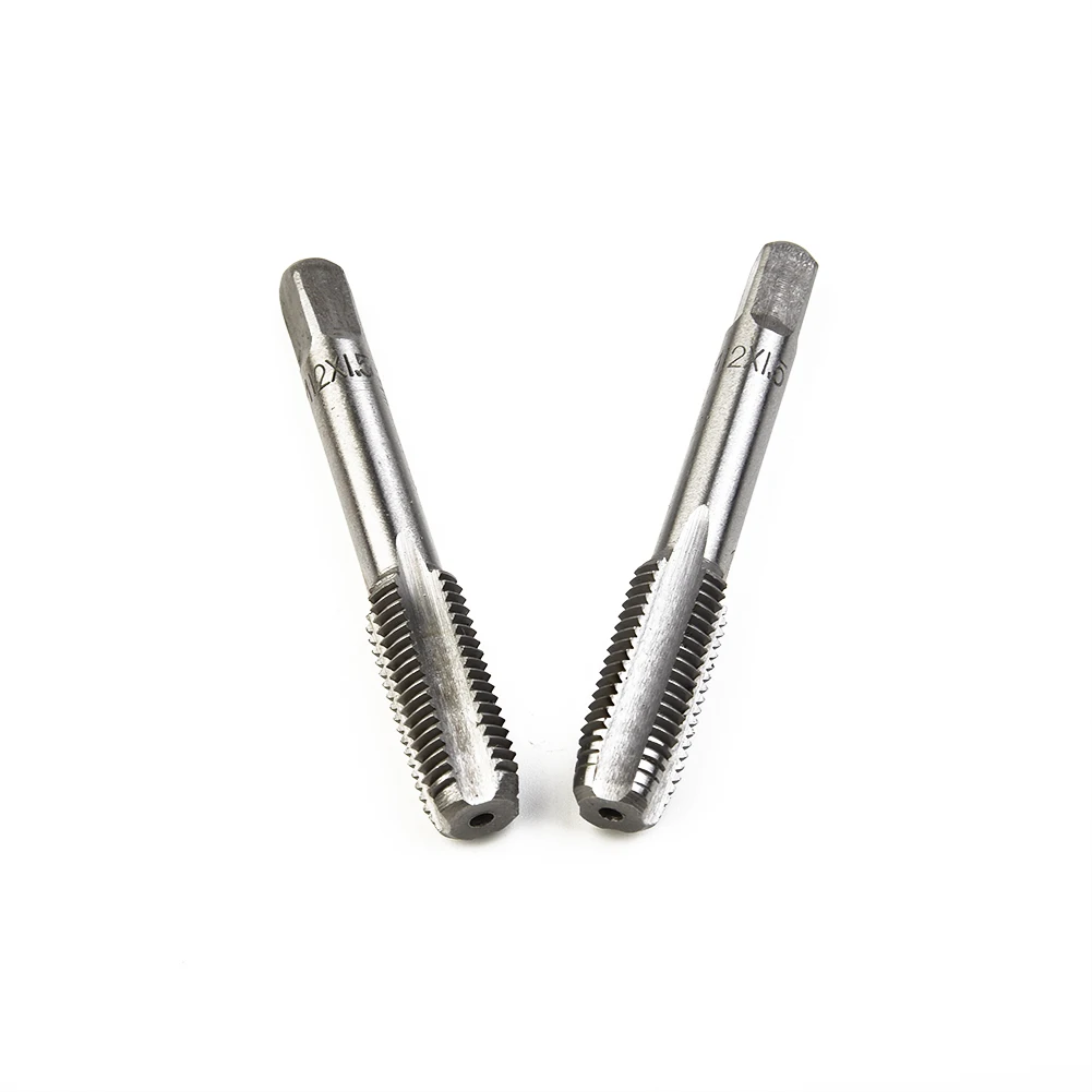 

1Pair Right Hand Thread Tap Straight Fluted Fine Threaded HSS Metric Hand Tap 12/14/16/18/20mm Stainless Steel Copper Processing