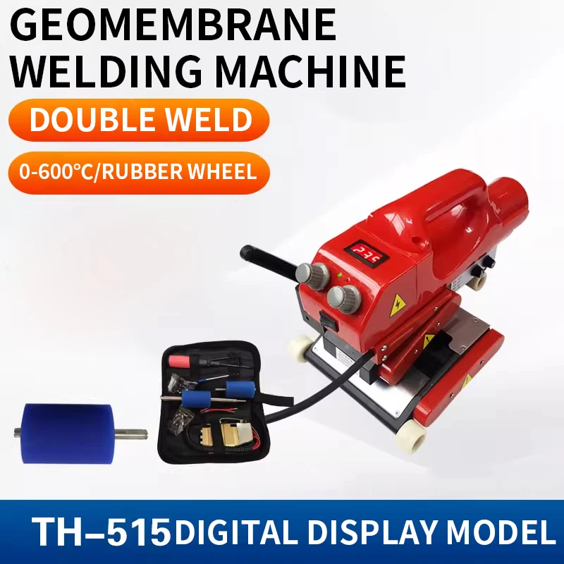Bild 5: Geomembran-Schweißgerät, wasserdichte Membran-Heißkeilschweißgerät, 220 V, Geomembran-Schweißgerät, 0,5–5 m/min, automatische Kunststoffschweißung