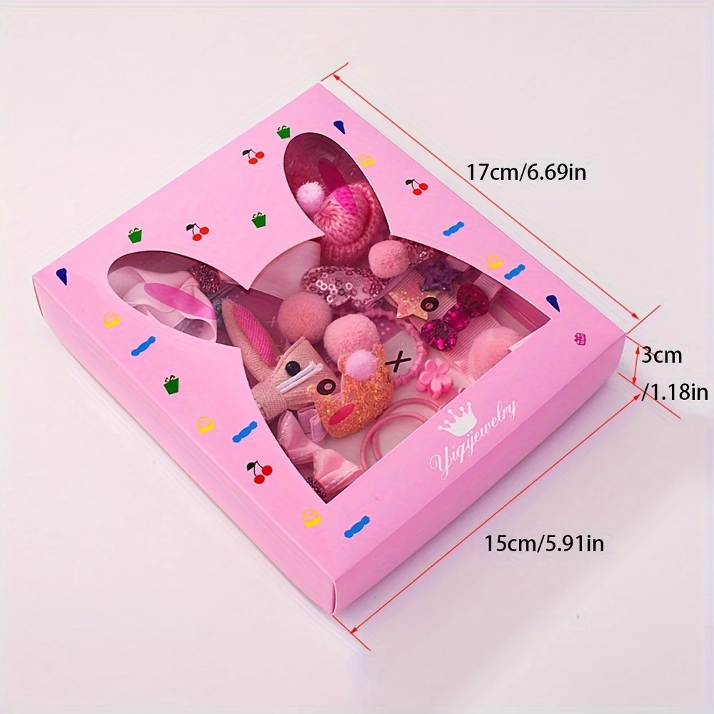 

Cute Hair Clip Set,Cute Bow Hair Clips Floral Hair Side Clips Elastic Hair Rings Fashionable Women's Hair Accessories