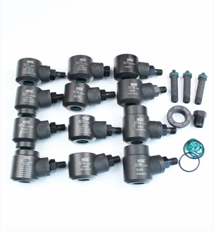 

Fuel injector five-piece holder set Electronically controlled injector holder 5-piece clamp set injector fixture