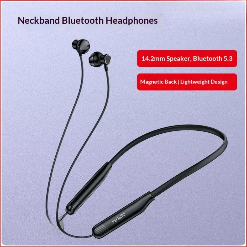Neck-hung Bluetooth Headphones 2025 New Version High Sound Quality Noise Cancellation Ultra-Long Battery Life Sleep Non-In-Ear S
