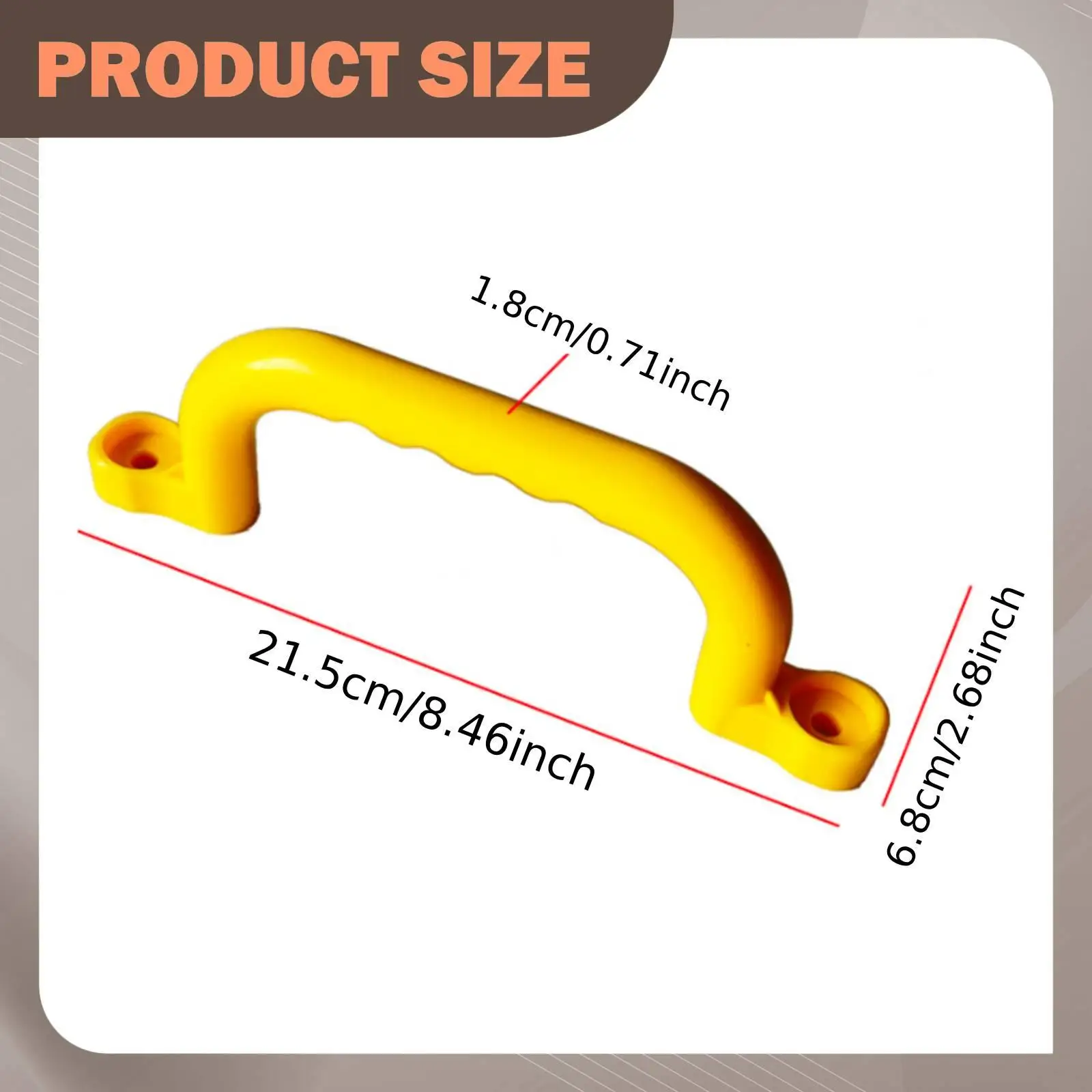 Kids Outdoor Playground Climbing Handle Set Sturdy Grips for Backyard Playset Tree House