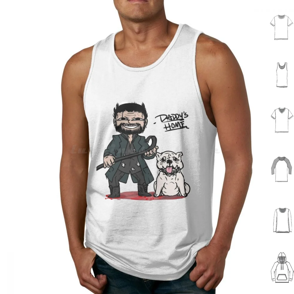 

The Boys Billy Butcher And Dog Tank Tops Print Cotton The Boys The Boys Tv Show The Boys Series The Boys Comics The Boys