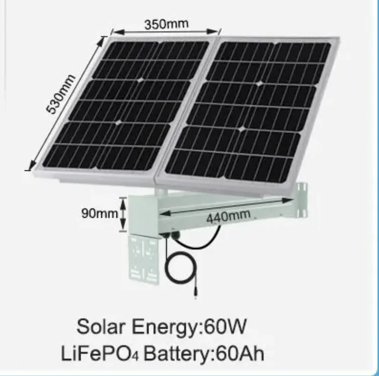 Battery panel kit 60ah