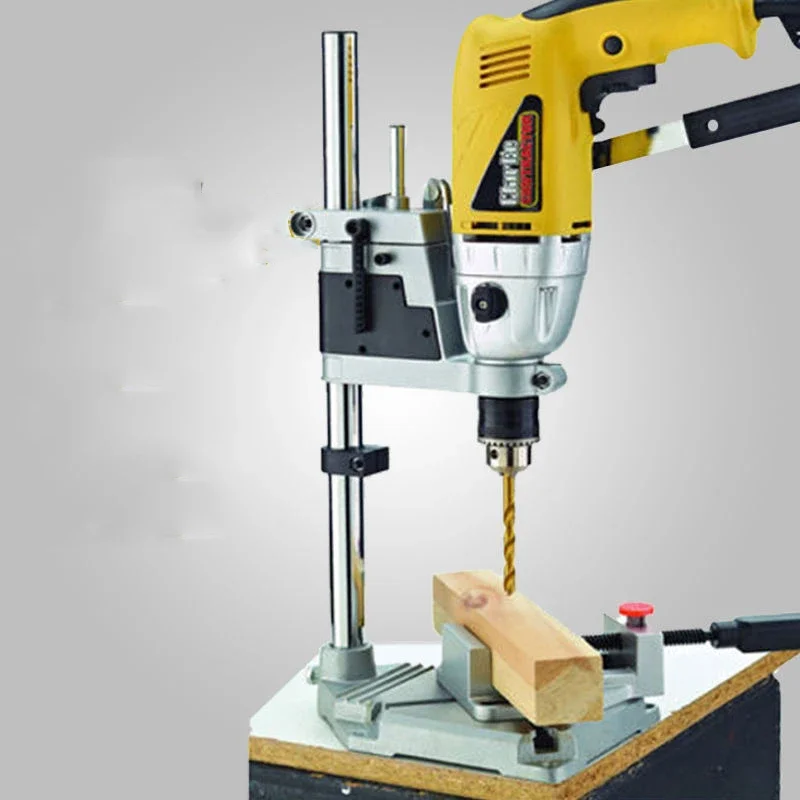 Imagem -01 - Drill Press Stand para Mão Furadeira Elétrica Universal Bench Clamp Workstation Ajustável Workbench Repair Tool drill press stand para mao furadeira eletrica universal bench clamp workstation ajustavel workbench repair tool 01