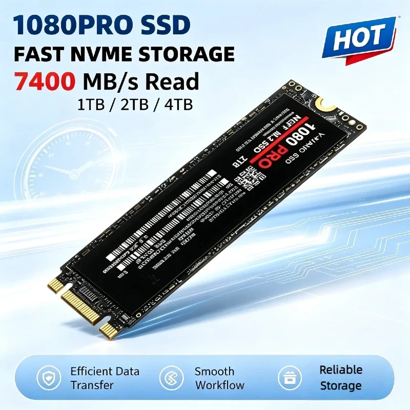 NGFF M.2 NVMe 1080PRO SSD 1TB 2TB Original Internal Solid State Hard Disk High Speed Solid Drive for Laptop Desktop Notebook PC