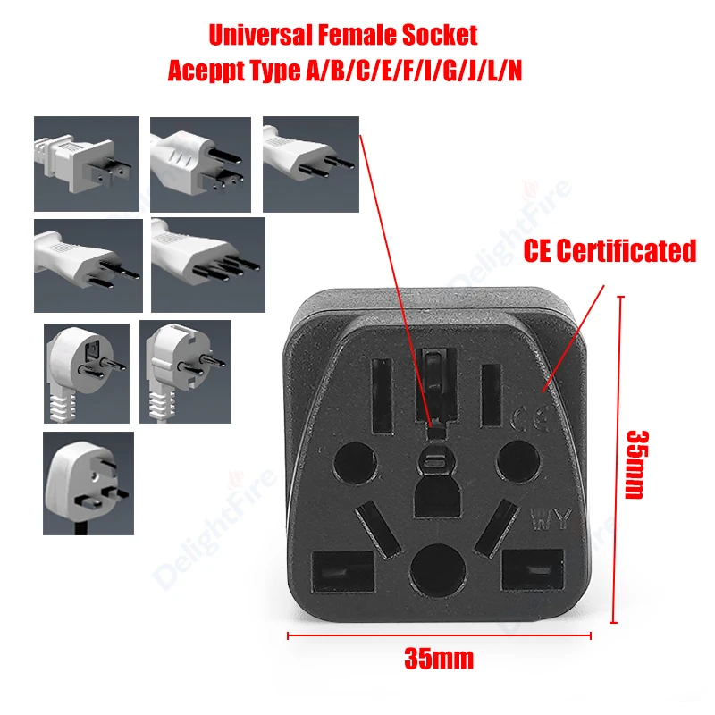 10A UK Plug Adapter Type G Euro European EU To UK Universal Travel Adapter AU US American To British SG MY Power Socket Charger