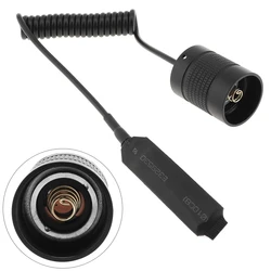 Adaptateur de commutateur de lumière de torche de commutateur de pression à distance de lampe de poche LED de 21-28mm adapté pour C1/C8/Nip/G3/6P/9P E5 WF-501/502B