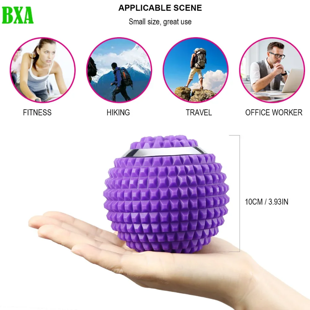 

Gym Home Training Massage Yoga Electric Vibrating Massage Ball 4Speed Sports Fitness Foot Relaxation Foot Facilities Relaxer