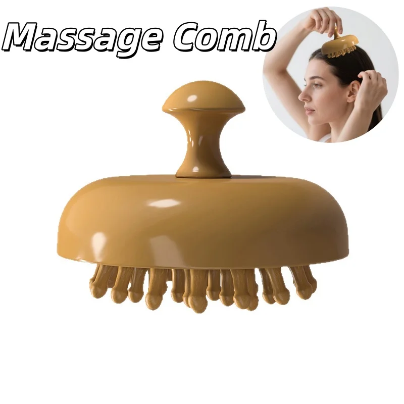 

Терапевтическая массажная расческа, ручной массажный инструмент, массажер для головы, натуральное дерево, круглый зуб, гуаша, соскабливающий массажер для тела