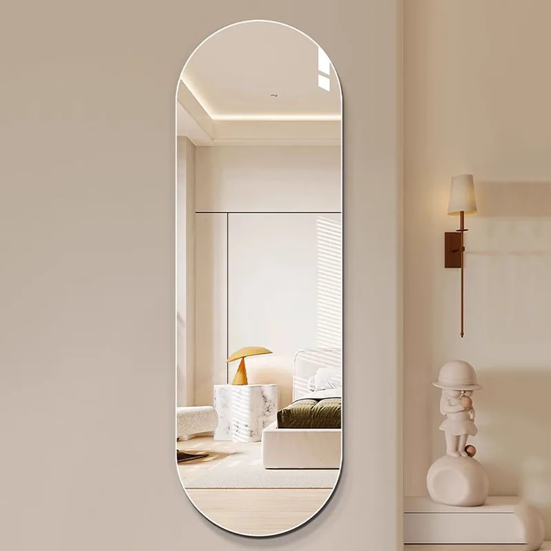 

Women Living Room Mirror Vanity Kawaii Big Size Shower Bedroom Mirror Long House Espelho Grande Para Quarto Nordic Home Decor