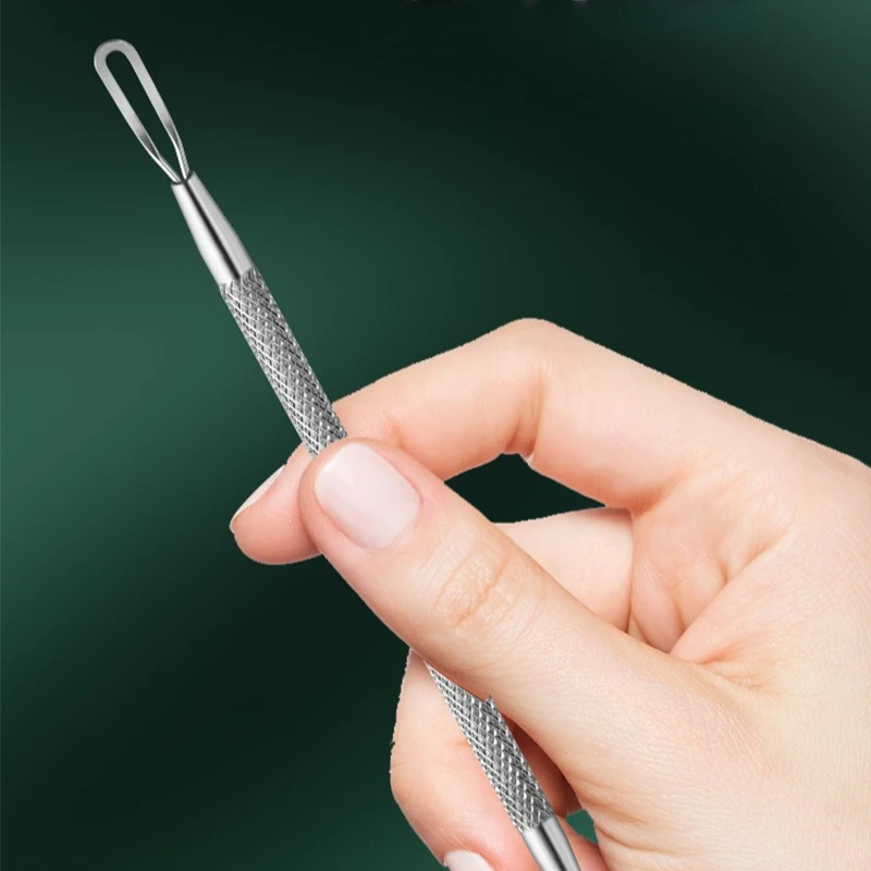 Stainless Steel Cellular Acne Blackhead Tweezers Facial Beauty Remove Acne Needle Tools for Blemish and Whitehead Skin Care Tool
