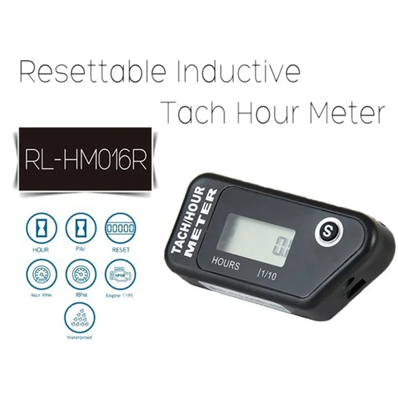 متفوقة دراجة نارية سرعة ساعة متر حثي LCD الرقمية التراكمية ساعة متر للدراجات النارية ATV جزازة شاحنة قارب