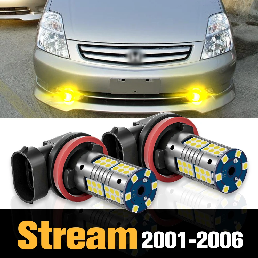 

2pcs Canbus LED Fog Light Lamp Accessories For Honda Stream 2001-2006 2002 2003 2004 2005