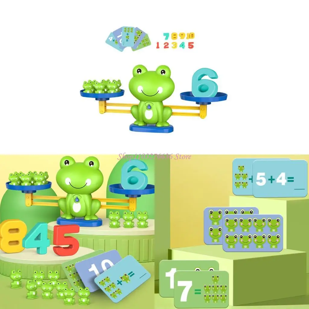 

R6FD Engaging Frogs Themed Mathematics Tool For Kids Developing Analytical Thinking