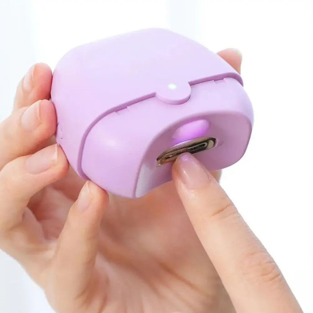 Smart Stop Technology Auto-Sensing Electric Nail Trimmer Mini Size With Light Automatic Nail Trimmer Universal Fit