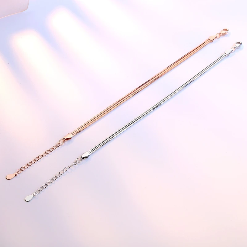 

Классический стильный восьмиугольный браслет из стерлингового серебра 925 пробы со змеиной костью, подходит для женщин, подарок на день рождения, годовщину