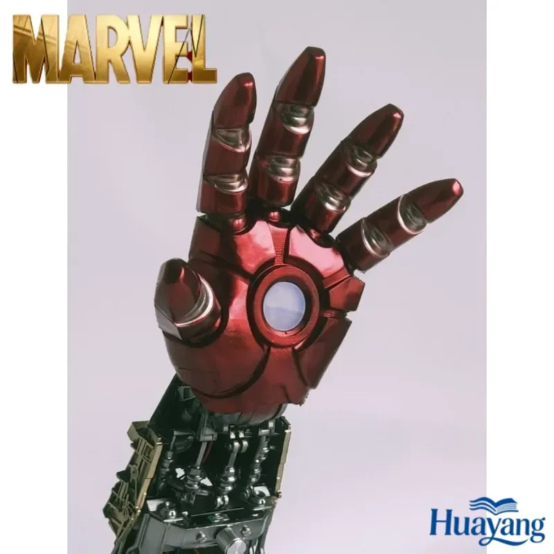 

Marvel Iron Man Articulated Arm Figure Light Up Reactor Desk Lamp Collectible Model Creative Gift For Boys Movie Fans