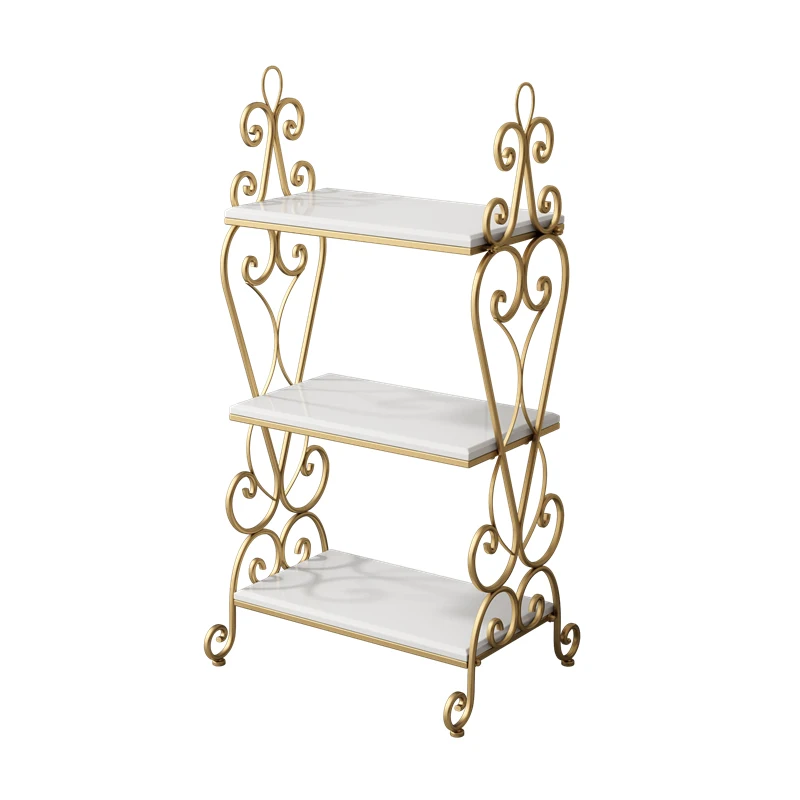 

*Nordic Style Indoor Bedside Storage Rack Simple Multi-layer Bookcase Magazine Stand for Living Room Bedroom Sofa Side Flower