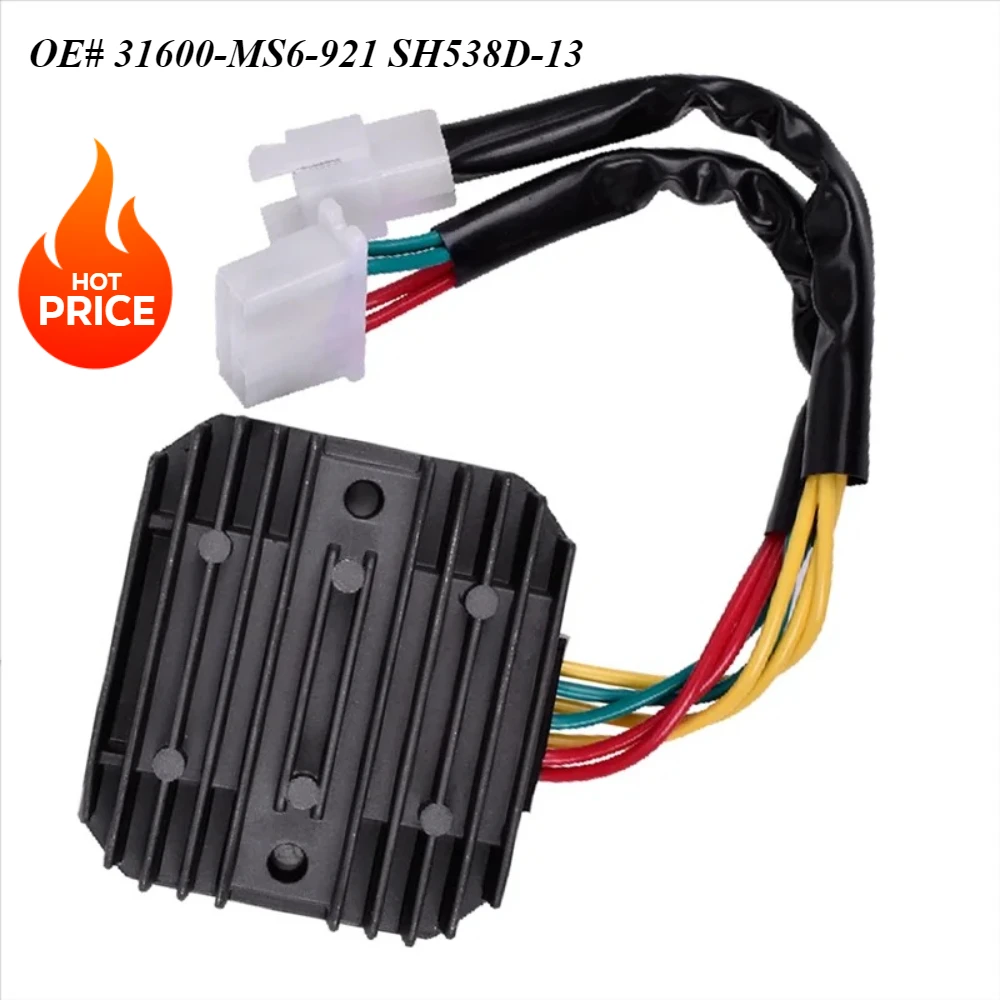

Motorcycle Voltage Regulator Rectifier for Honda XLV Transalp 600 31600-MS6-921 SH538D-13
