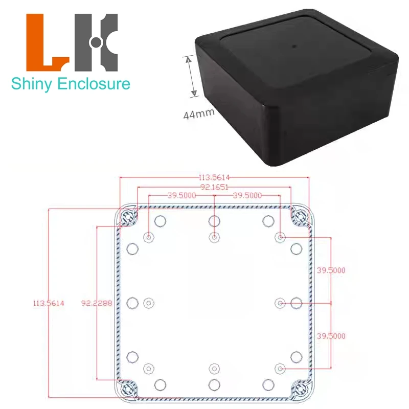 120x120x55mm IP65 Plastic Box Waterproof Enclosure Electronic Project Outdoor Instrument Electrical Project Box Junction Housing